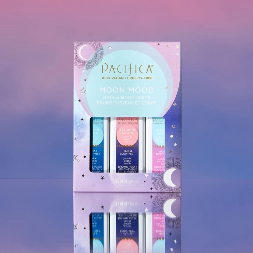 NIB Moon Moods Hair Perfume & Body Spray Trial Set